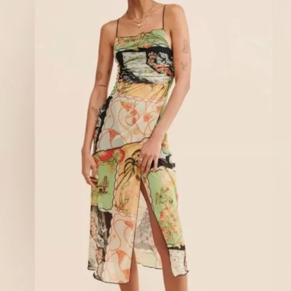 Urban Outfitters Multicolor Patterned Dress